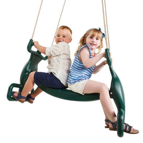 plastic duo glider back to back seat